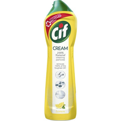 Cif Cream Cleaner Lemon 500 ml (Pack of 6)