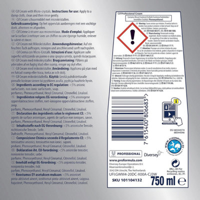 CIF Cream Cleaner Origional White 750ml x 12