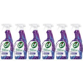 Cif Multi Purpose Cleaner Spray Lavender & Blue Fern 750ml Pack of 6