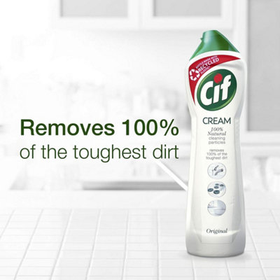 Cif Original Cream Cleaner multipurpose cleaner 500ml (White bottle) (Pack of 12)