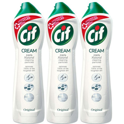 Cif original cream surface cleaner 500ml x 3