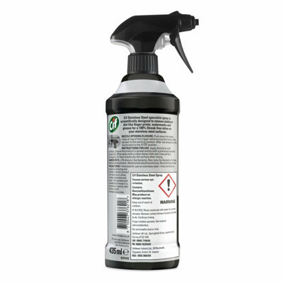 Cif Perfect Finish Shine Spray Stainless Steel Streak Free 435ml, 6Pk