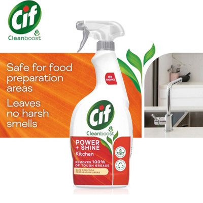 Cif Power & Shine Kitchen Spray 700ml x 3