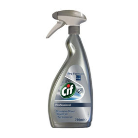 Cif Professional Stainless Steel and Glass Cleaner 750 ml