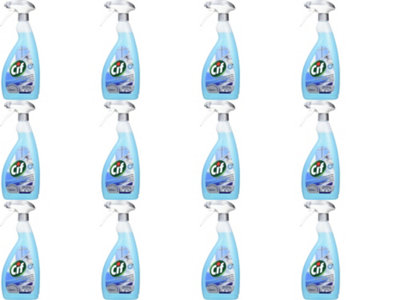 Cif Professional Window & Multi Surface Cleaner Spray 750ml (Pack of 12)