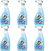 Cif Professional Window & Multi Surface Cleaner Spray 750ml (Pack of 6)