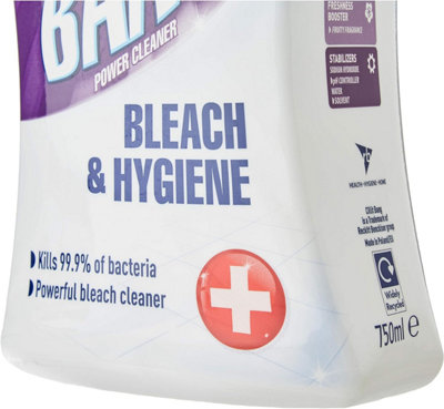 Cillit Bang Bleach & Hygiene Power Cleaner, 750ml (Pack of 12)