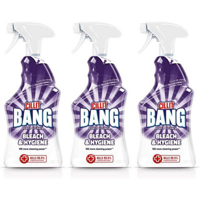 Cillit Bang Bleach & Hygiene Power Cleaner, 750ml (Pack of 3)