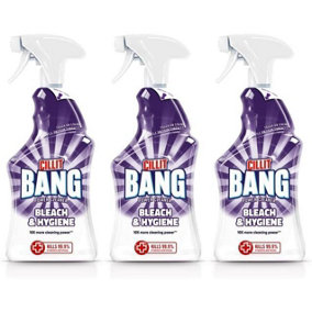 Cillit Bang Bleach & Hygiene Power Cleaner, 750ml (Pack of 3)