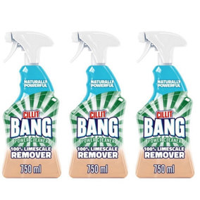 Cillit Bang Power Cleaner Naturals Limescale Remover 750ml Pack Of 3