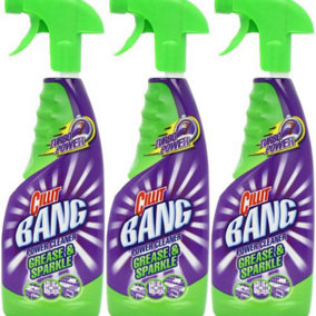 Cillit Bang Power Spray Grease & Sparkle 750ml (Pack of 3)
