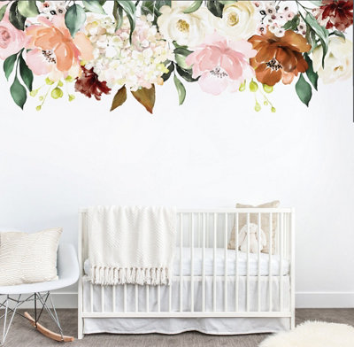 Cinnamon Bouquet Border Wall Sticker