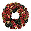 Cinnamon Pine All Season Front Door Wreath Home Decoration Wreath 36cm