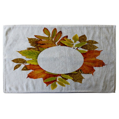 Circled Autumn Leaves (Bath Towel) / Default Title Price Comparisons | Compare The Build
