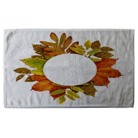 Circled Autumn Leaves (Kitchen Towel) / Default Title