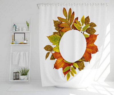 Circled Autumn Leaves (Shower Curtain) / Default Title Price Comparisons | Compare The Build