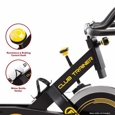 CIRCUIT FITNESS AMZ-955BK DELUXE CLUB REVOLUTION SPIN CYCLE YELLOW