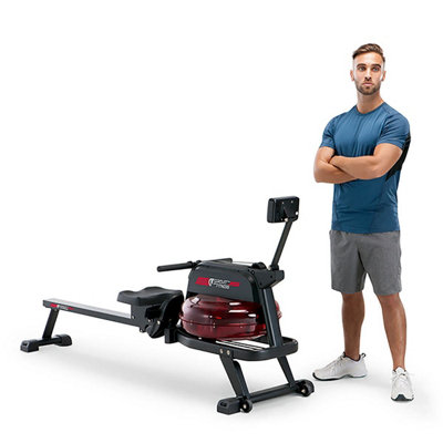 Circuit Fitness Water Rowing Machine with 15 Resistance Levels ...