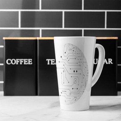 Circuit Technology Latte Mug, Stunning Designer mug fit for any home ...