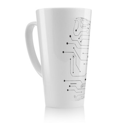 Circuit Technology Latte Mug, Stunning Designer mug fit for any home ...