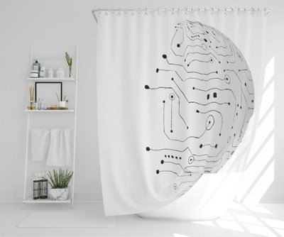 Circuit technology (Shower Curtain) / Default Title Price Comparisons | Compare The Build