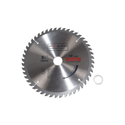 Circular Saw Blades 160mm X 20mm Tct 48 Tungsten Carbide Teeth By Ufixt Diy At Bandq