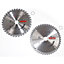 Circular Saw Blades 160mm x 20mm TCT Tungsten Carbide Teeth 36 and 48 Tooth Twin Pack by Ufixt