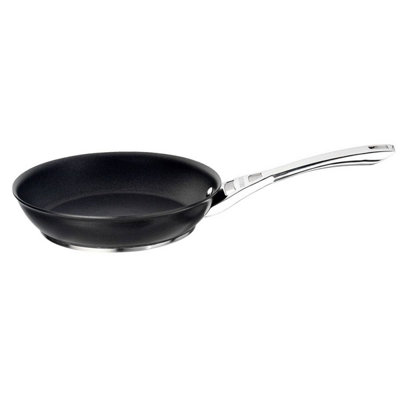 Circulon Infinite Black Round Hard Anodised Aluminium Non-Stick Skillet Frying Pan with Riveted Handle 25cm