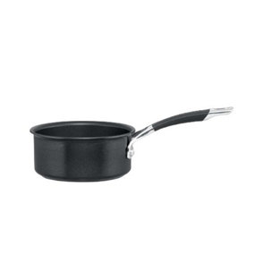 Circulon Momentum Black Round Hard Anodised Aluminium Non-Stick Milk Pan 14cm, 0.9L