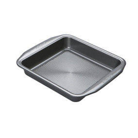 Circulon Momentum BW Grey Square Steel Durable Easy Clean Non-Stick Cake Tin 9"