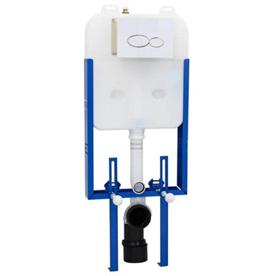 Cistern Mounting Frame White Steel