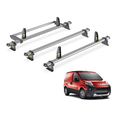 Citroen Nemo 3 Bar Roof Rack + Ladder Roller for 2008+ - Van Guard Trade