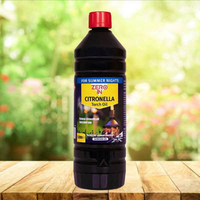 Citronella Torch Lamp Oil Natural Citronella Oil For Outdoor Oil Lanterns 1L