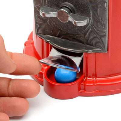 CKB LTD Gumball Machine Retro Snoepautomaat Opslag Spaarpot Geld Bank Muntbediende Bewaarder H23cm (Kleine Maat 23 x 12,5 x 11,5cm) (Zwart