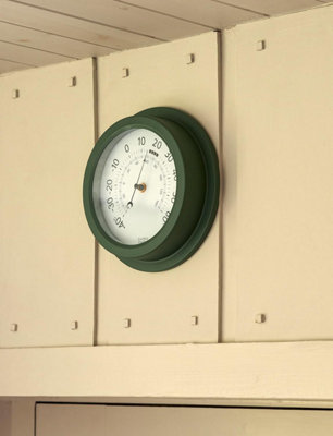 CKB LTD Vintage Outdoor Wall Garden Thermometer Indoors & Outdoor ...
