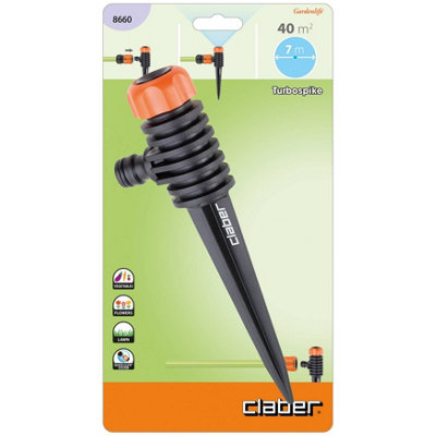 Claber 8660 Turbo Spike Sprinkler