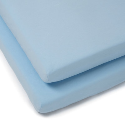 Clair de Lune Blue 2 Pack Cot Bed Sheets