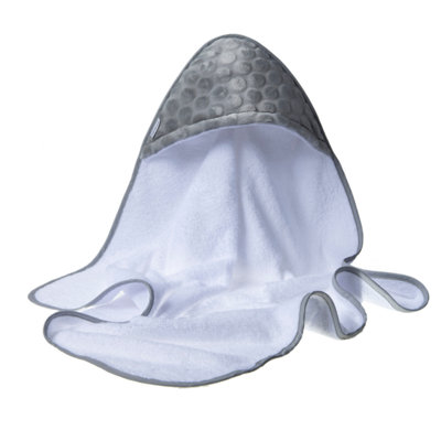 Clair de Lune Grey Marshmallow Hooded Towel