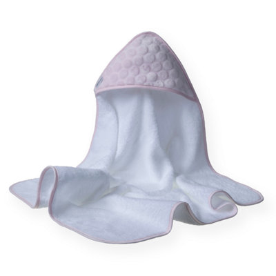 Clair de Lune Pink Marshmallow Hooded Towel
