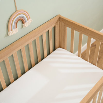 Clair de Lune White 2 Pack Cot Sheets