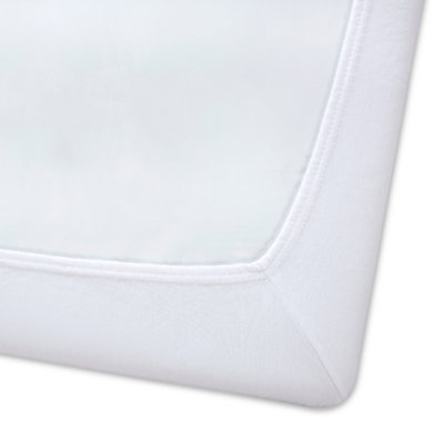 Clair de Lune White Cot/Cot Bed Mattress Protector