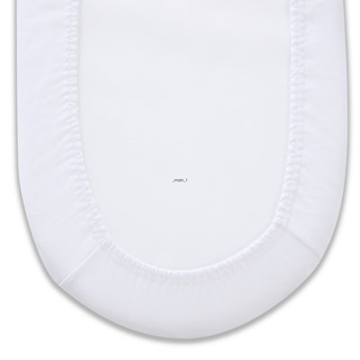 Clair de Lune White Palm Moses Basket Mattress Protector DIY at B&Q