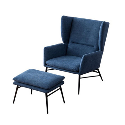 Modern blue online armchair