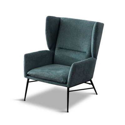 Modern green on sale accent chair