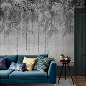 Clarissa Hulse Enchanted Vale Charcoal Fixed Size Mural