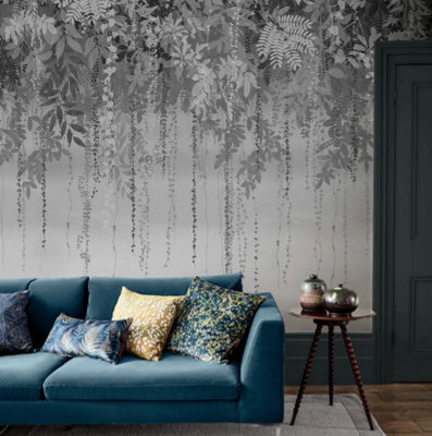 Clarissa Hulse Enchanted Vale Charcoal Fixed Size Wall Mural