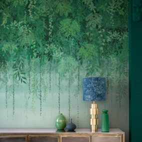 Clarissa Hulse Enchanted Vale Emerald Fixed Size Wall Mural