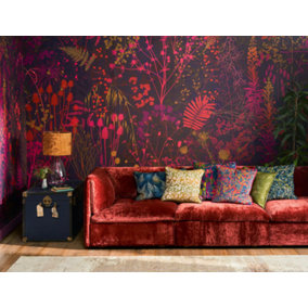 Clarissa Hulse Serendipity Spice Floral Multicoloured Fixed Size Mural