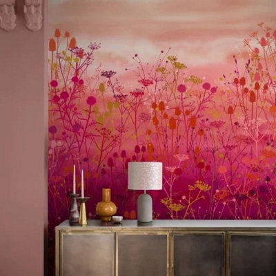 Clarissa Hulse Tania's Garden Sunset Fixed Size Wall Mural