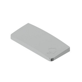 Clarity Chrome Slim Cap Half (W) 95mm (L) 42mm (T) 14mm